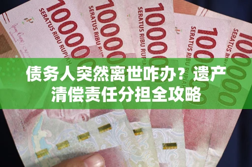 北京债务人突然离世咋办？遗产清偿责任分担全攻略