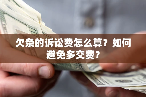 北京欠条的诉讼费怎么算？如何避免多交费？