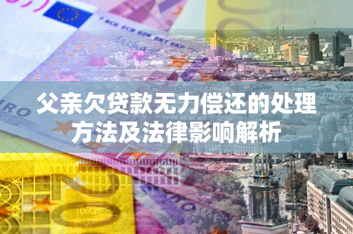 北京父亲欠贷款无力偿还的处理方法及法律影响解析