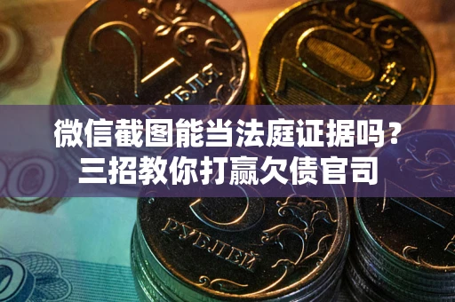 北京微信截图能当法庭证据吗？三招教你打赢欠债官司